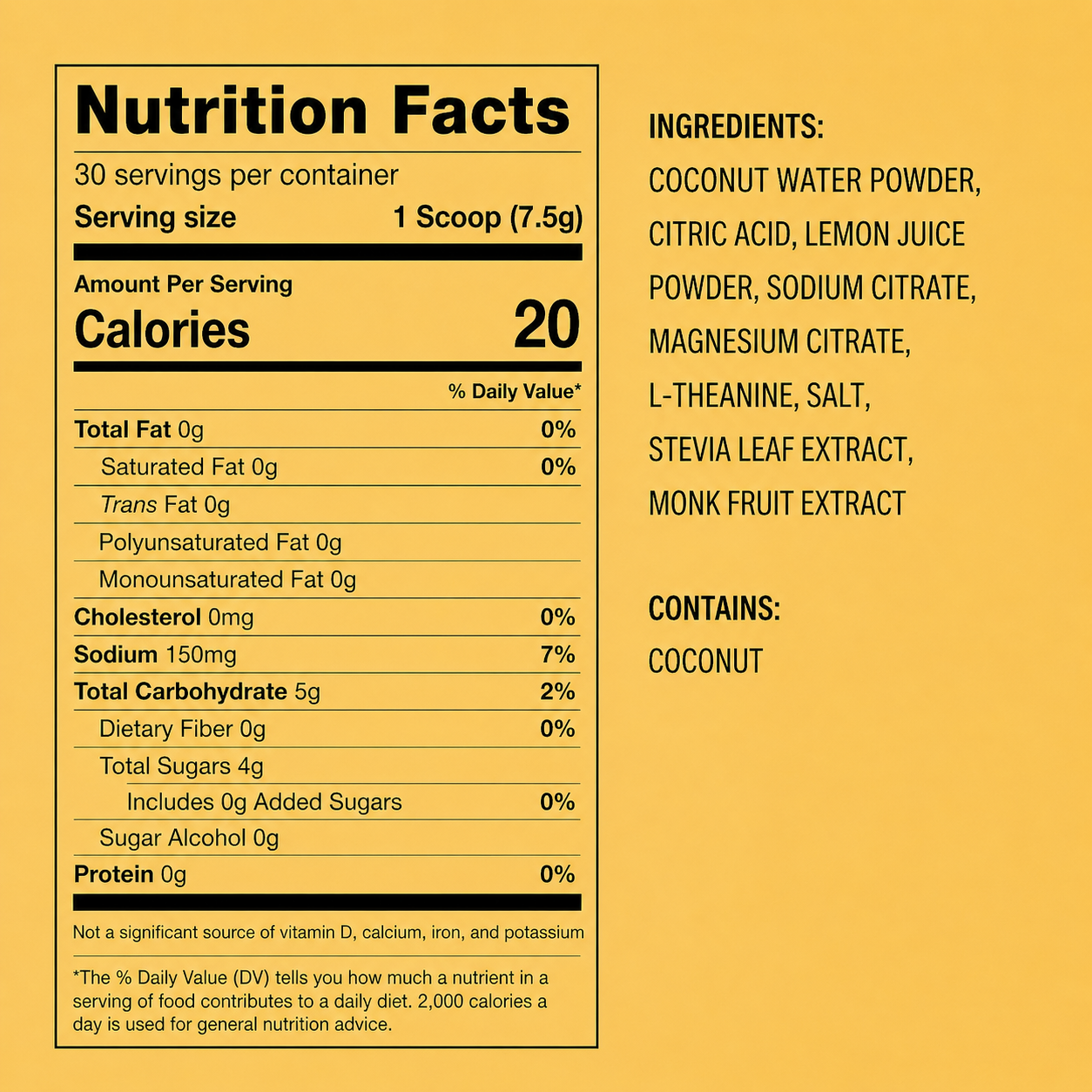Goodnight honey - lemonade (30 servings)